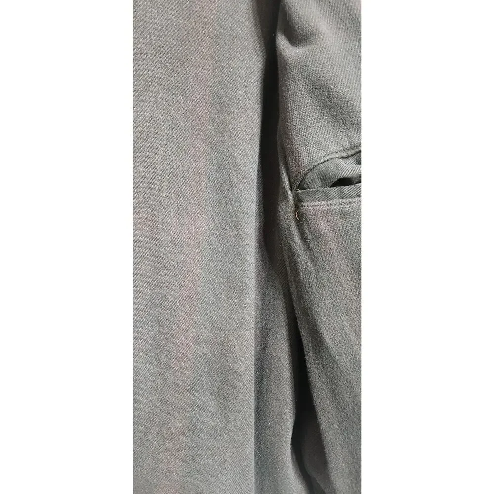 Vintage Levis Mens Black Denim Trucker Flannel Lining‎ No Size Tag SEE PICS!!!